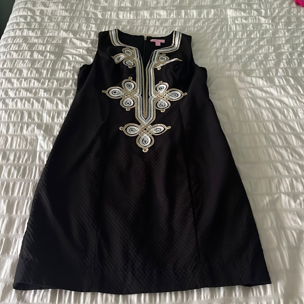 Lilly Pulitzer Black Shift Dress
